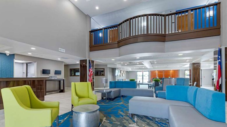 <b>Best Western Plus McAllen Airport Hotel Lobby</b>. Images powered by <a href="https://iceportal.shijigroup.com/" title="IcePortal" target="_blank">IcePortal</a>.