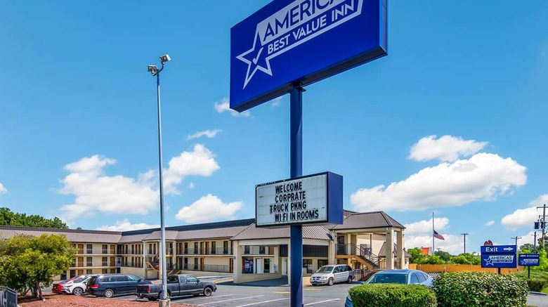 <b>Americas Best Value Inn Exterior</b>. Images powered by <a href="https://iceportal.shijigroup.com/" title="IcePortal" target="_blank">IcePortal</a>.