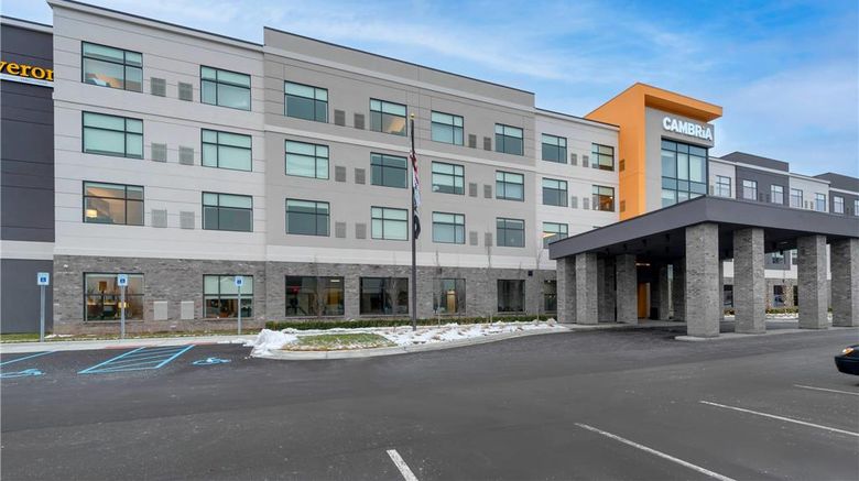 Cambria Hotel Shelby Twp Detroit Exterior. Images powered by <a href="https://iceportal.shijigroup.com" target="_blank" rel="noopener">Ice Portal</a>.