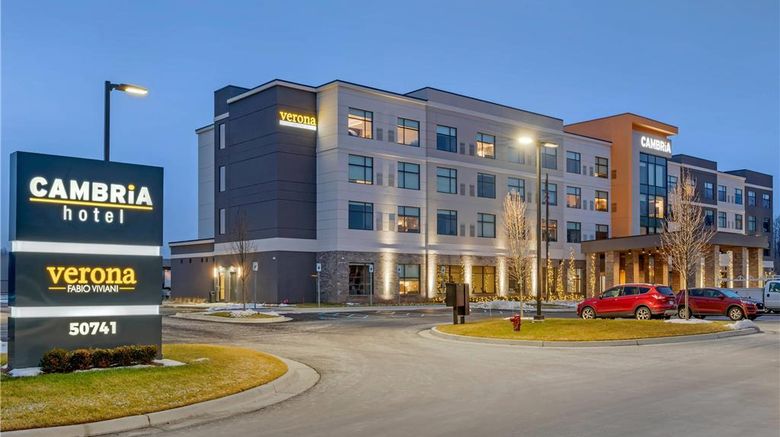 <b>Cambria Hotel Shelby Twp Detroit Exterior</b>. Images powered by <a href="https://iceportal.shijigroup.com/" title="IcePortal" target="_blank">IcePortal</a>.