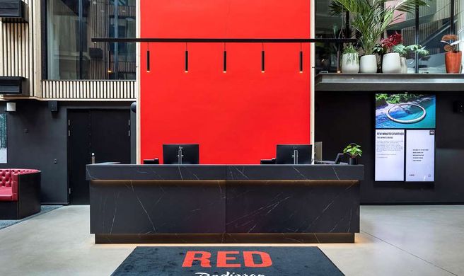 Radisson Red Aarhus Lobby