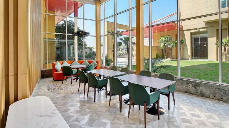 <b>Radisson RED Chandigarh Mohali Restaurant</b>. Images powered by <a href="https://iceportal.shijigroup.com/" title="IcePortal" target="_blank">IcePortal</a>.