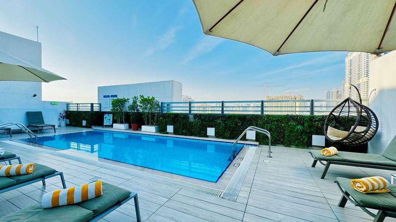 <b>Hampton by Hilton Dubai Al Barsha Pool</b>. Images powered by <a href="https://iceportal.shijigroup.com/" title="IcePortal" target="_blank">IcePortal</a>.