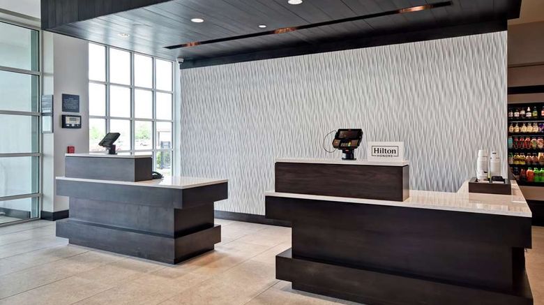 <b>Hilton Garden Inn Lansing West Lobby</b>. Images powered by <a href="https://iceportal.shijigroup.com/" title="IcePortal" target="_blank">IcePortal</a>.
