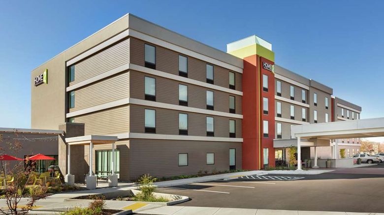 Home2 Suites by Hilton Portland Airport Exterior. Images powered by <a href="https://iceportal.shijigroup.com" target="_blank" rel="noopener">Ice Portal</a>.