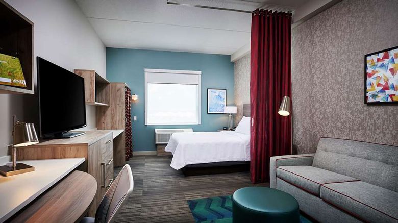 <b>Home2 Suites by Hilton Brantford Room</b>. Images powered by <a href="https://iceportal.shijigroup.com/" title="IcePortal" target="_blank">IcePortal</a>.