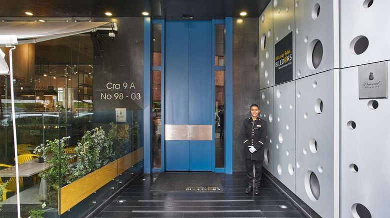 <b>100 Luxury Suites Exterior</b>. Images powered by <a href=https://www.travelagewest.com/Hotels/Bogota-Colombia/