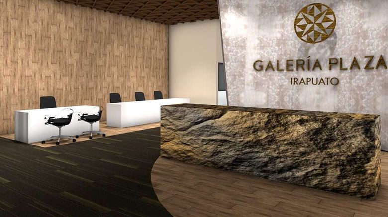 <b>Hotel Galeria Plaza Irapuato Lobby</b>. Images powered by <a href="https://iceportal.shijigroup.com/" title="IcePortal" target="_blank">IcePortal</a>.
