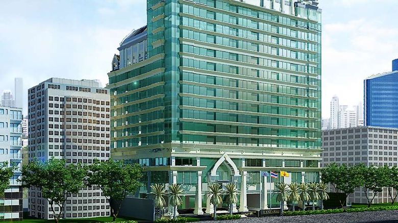 <b>Lancaster Bangkok Exterior</b>. Images powered by <a href="https://iceportal.shijigroup.com/" title="IcePortal" target="_blank">IcePortal</a>.