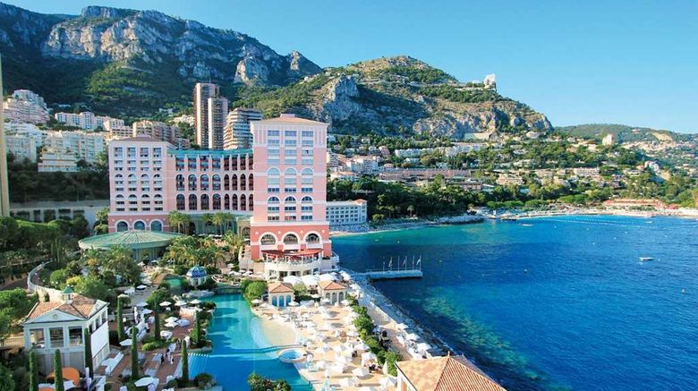 <b>Monte Carlo Bay Hotel & Resort Exterior</b>. Images powered by <a href="https://iceportal.shijigroup.com/" title="IcePortal" target="_blank">IcePortal</a>.