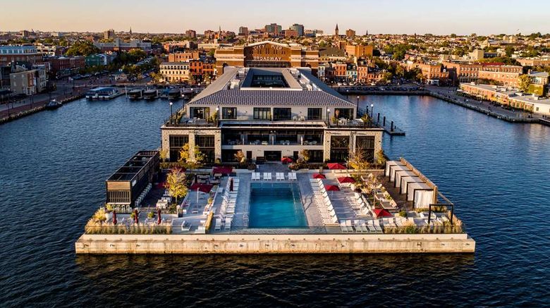 <b>Pendry Baltimore Exterior</b>. Images powered by <a href="https://iceportal.shijigroup.com/" title="IcePortal" target="_blank">IcePortal</a>.