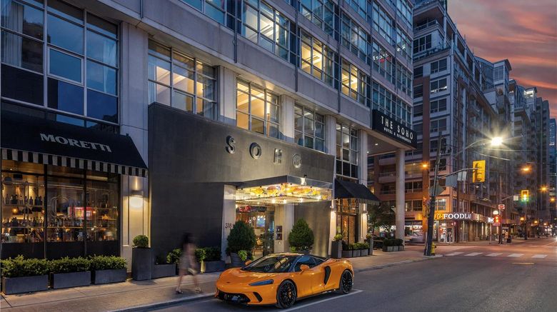 <b>Soho Hotel Toronto Exterior</b>. Images powered by <a href="https://iceportal.shijigroup.com/" title="IcePortal" target="_blank">IcePortal</a>.