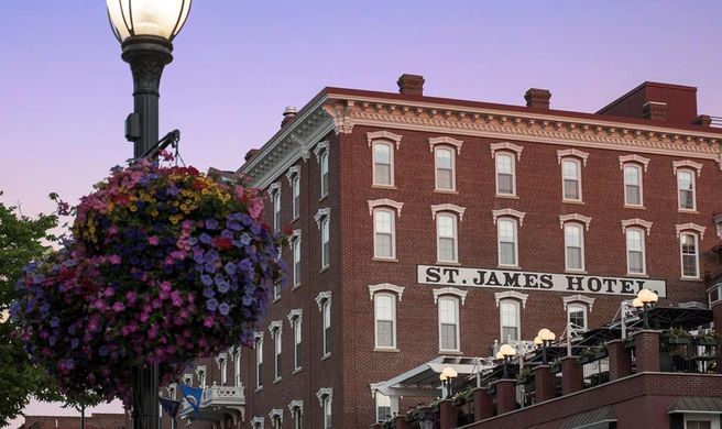 St James Hotel Exterior