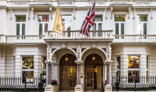 The Bentley London Hotel Exterior