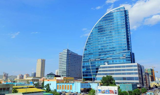Hotel Blue Sky Exterior