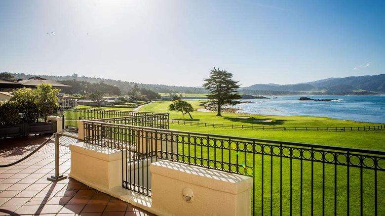<b>The Lodge at Pebble Beach Exterior</b>. Images powered by <a href="https://iceportal.shijigroup.com/" title="IcePortal" target="_blank">IcePortal</a>.