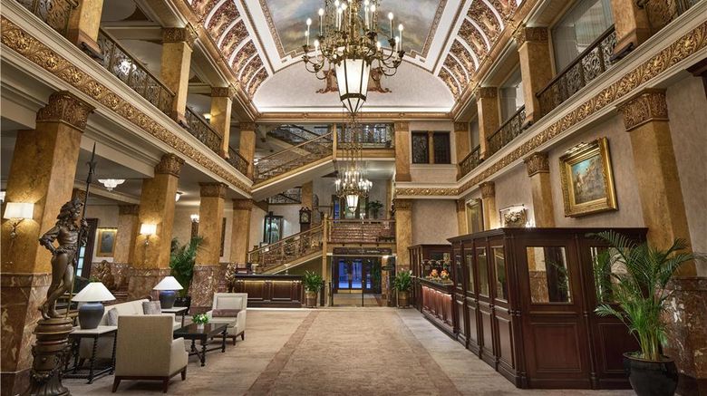 <b>The Pfister Hotel Lobby</b>. Images powered by <a href="https://iceportal.shijigroup.com/" title="IcePortal" target="_blank">IcePortal</a>.