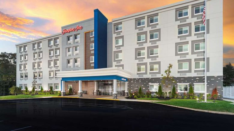 Hampton Inn Egg Harbor Township Exterior. Images powered by <a href="https://iceportal.shijigroup.com" target="_blank" rel="noopener">Ice Portal</a>.