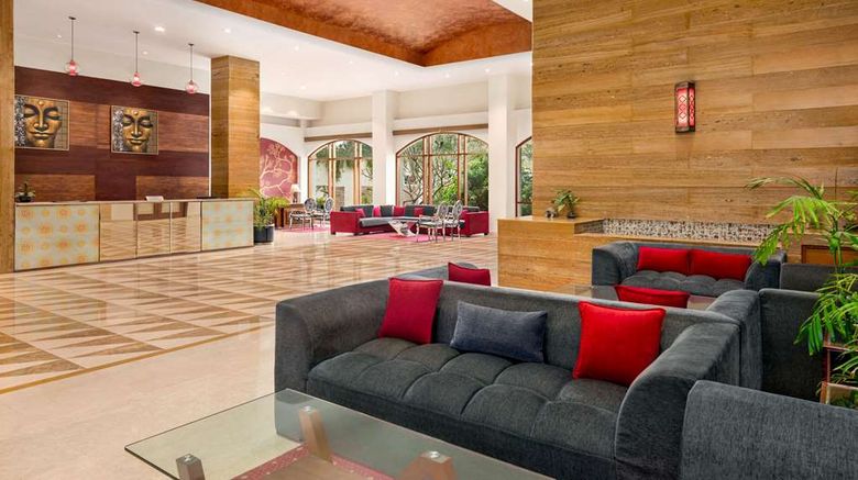 <b>Ramada by Wyndham Jaipur Jaisinghpura Lobby</b>. Images powered by <a href="https://iceportal.shijigroup.com/" title="IcePortal" target="_blank">IcePortal</a>.