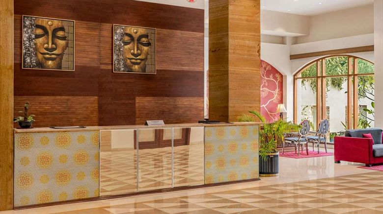 <b>Ramada by Wyndham Jaipur Jaisinghpura Lobby</b>. Images powered by <a href="https://iceportal.shijigroup.com/" title="IcePortal" target="_blank">IcePortal</a>.
