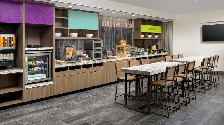 <b>Home2 Suites by Hilton Biltmore Village Restaurant</b>. Images powered by <a href="https://iceportal.shijigroup.com/" title="IcePortal" target="_blank">IcePortal</a>.