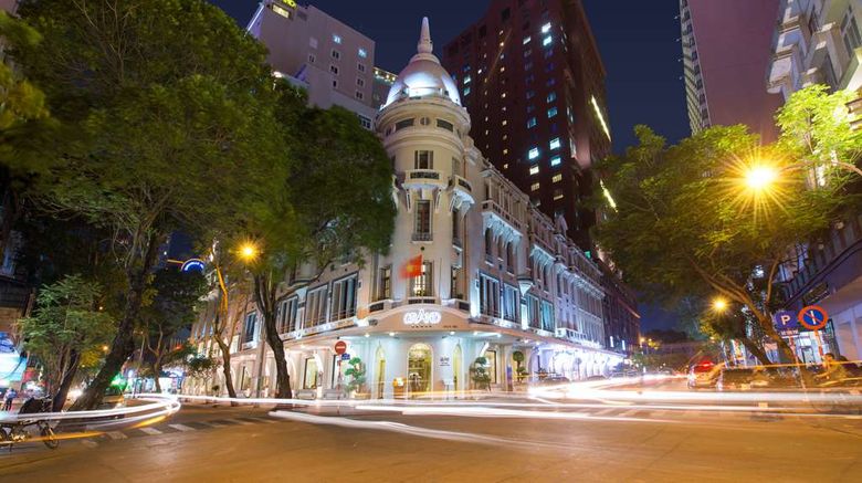 <b>Grand Hotel Exterior</b>. Images powered by <a href=https://www.travelagewest.com/Hotels/Ho-Chi-Minh-City-Vietnam/