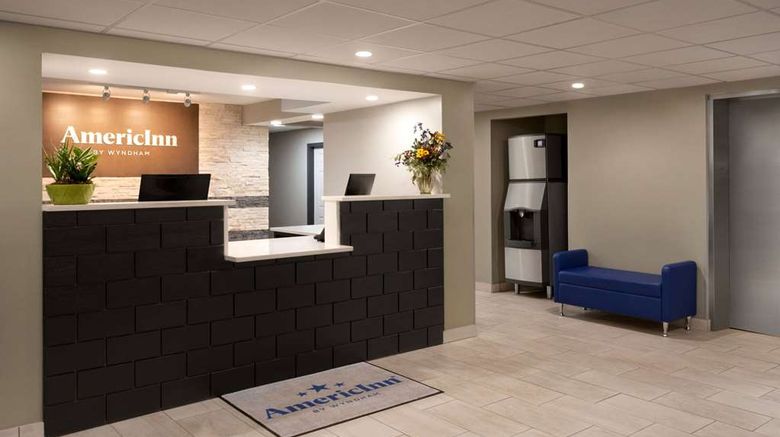 <b>AmericInn by Wyndham Dodgeville Lobby</b>. Images powered by <a href="https://iceportal.shijigroup.com/" title="IcePortal" target="_blank">IcePortal</a>.