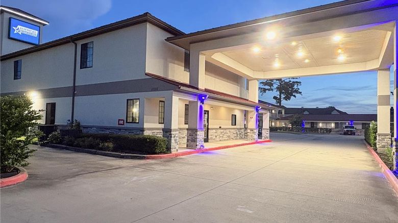 <b>Americas Best Value Inn Veterans Memoria Exterior</b>. Images powered by <a href="https://iceportal.shijigroup.com/" title="IcePortal" target="_blank">IcePortal</a>.