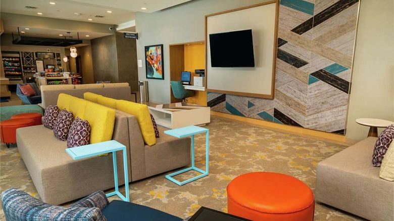 <b>Hilton Garden Cedar Park Austin Lobby</b>. Images powered by <a href="https://iceportal.shijigroup.com/" title="IcePortal" target="_blank">IcePortal</a>.