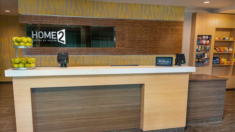 <b>Home2 Suites Bakersfield Lobby</b>. Images powered by <a href="https://iceportal.shijigroup.com/" title="IcePortal" target="_blank">IcePortal</a>.