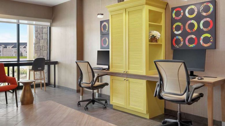 <b>Home2 Suites by Hilton Rochester Greece Lobby</b>. Images powered by <a href="https://iceportal.shijigroup.com/" title="IcePortal" target="_blank">IcePortal</a>.