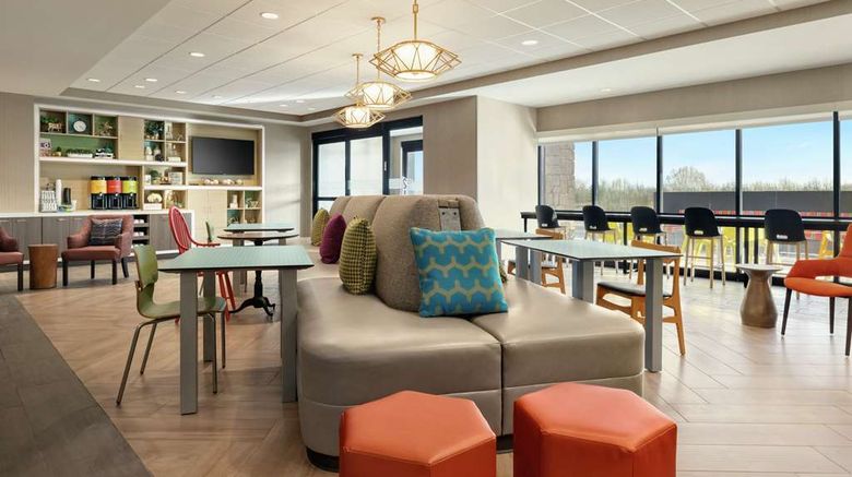 <b>Home2 Suites by Hilton Rochester Greece Lobby</b>. Images powered by <a href="https://iceportal.shijigroup.com/" title="IcePortal" target="_blank">IcePortal</a>.