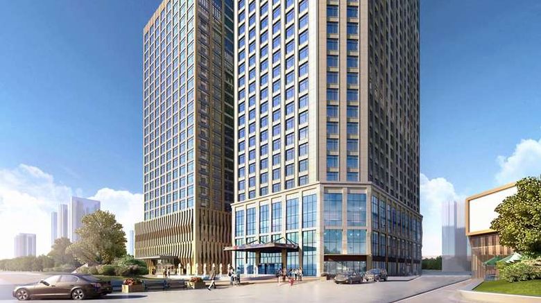 <b>Hilton Garden Inn Heze Exterior</b>. Images powered by <a href="https://iceportal.shijigroup.com/" title="IcePortal" target="_blank">IcePortal</a>.