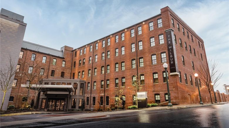 <b>The Wilbur Lititz, Tapestry Collection Exterior</b>. Images powered by <a href="https://iceportal.shijigroup.com/" title="IcePortal" target="_blank">IcePortal</a>.