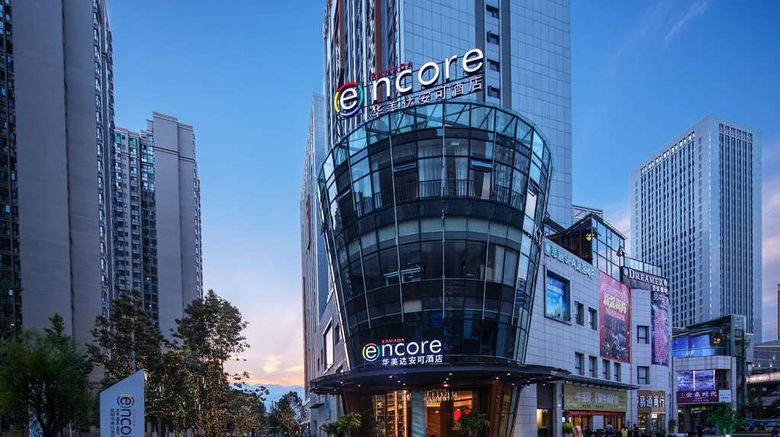<b>Ramada Encore by Wyndham Kunming Exterior</b>. Images powered by <a href="https://iceportal.shijigroup.com/" title="IcePortal" target="_blank">IcePortal</a>.