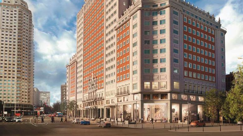 <b>Hotel RIU Plaza Espana Exterior</b>. Images powered by <a href="https://iceportal.shijigroup.com/" title="IcePortal" target="_blank">IcePortal</a>.