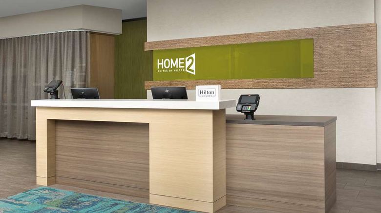<b>Home2 Suites by Hilton St Augustine I-95 Lobby</b>. Images powered by <a href="https://iceportal.shijigroup.com/" title="IcePortal" target="_blank">IcePortal</a>.