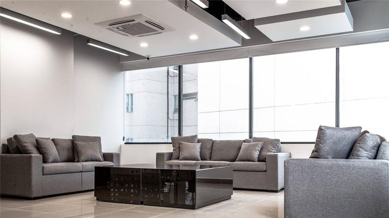 <b>Sleep Inn Mexico City Lobby</b>. Images powered by <a href="https://iceportal.shijigroup.com/" title="IcePortal" target="_blank">IcePortal</a>.