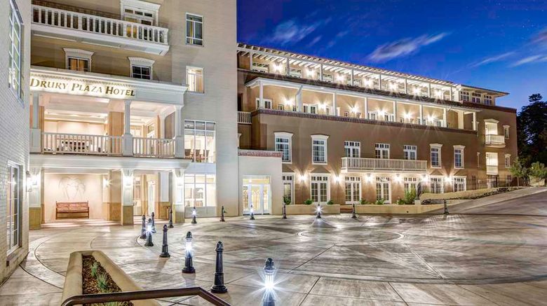 Drury Plaza Santa Fe Exterior. Images powered by <a href="https://iceportal.shijigroup.com" target="_blank" rel="noopener">Ice Portal</a>.