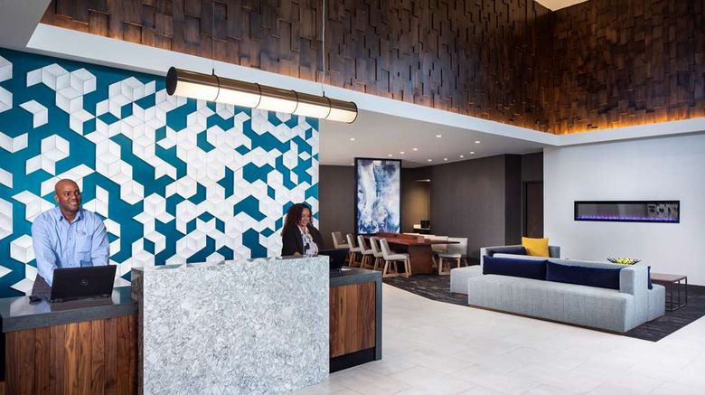 <b>Hyatt Place Poughkeepsie Lobby</b>. Images powered by <a href="https://iceportal.shijigroup.com/" title="IcePortal" target="_blank">IcePortal</a>.