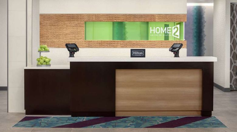 <b>Home2 Suites by Hilton Dayton Lobby</b>. Images powered by <a href="https://iceportal.shijigroup.com/" title="IcePortal" target="_blank">IcePortal</a>.