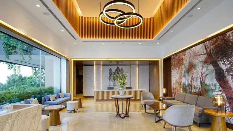 <b>Radisson Blu Resort Dharamshala Lobby</b>. Images powered by <a href="https://iceportal.shijigroup.com/" title="IcePortal" target="_blank">IcePortal</a>.