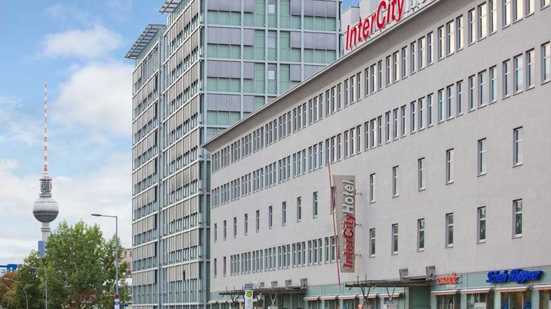 IntercityHotel Berlin Ostbahnhof Exterior. Images powered by <a href="https://iceportal.shijigroup.com" target="_blank" rel="noopener">Ice Portal</a>.