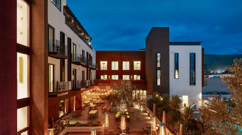 <b>Hotel San Luis Obispo Exterior</b>. Images powered by <a href="https://iceportal.shijigroup.com/" title="IcePortal" target="_blank">IcePortal</a>.