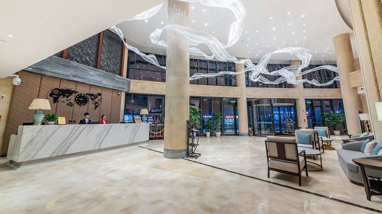<b>Days Hotel by Wyndham Chongqing Keyuan Lobby</b>. Images powered by <a href="https://iceportal.shijigroup.com/" title="IcePortal" target="_blank">IcePortal</a>.