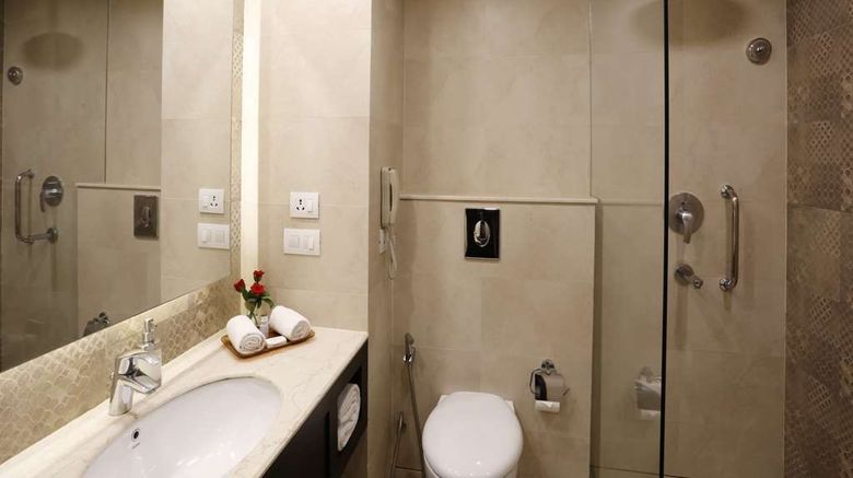 <b>La Place Sarovar Portico Lucknow Room</b>. Images powered by <a href="https://iceportal.shijigroup.com/" title="IcePortal" target="_blank">IcePortal</a>.