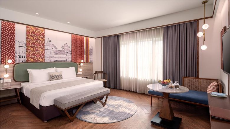 <b>Nidhivan Sarovar Portico Room</b>. Images powered by <a href="https://iceportal.shijigroup.com/" title="IcePortal" target="_blank">IcePortal</a>.