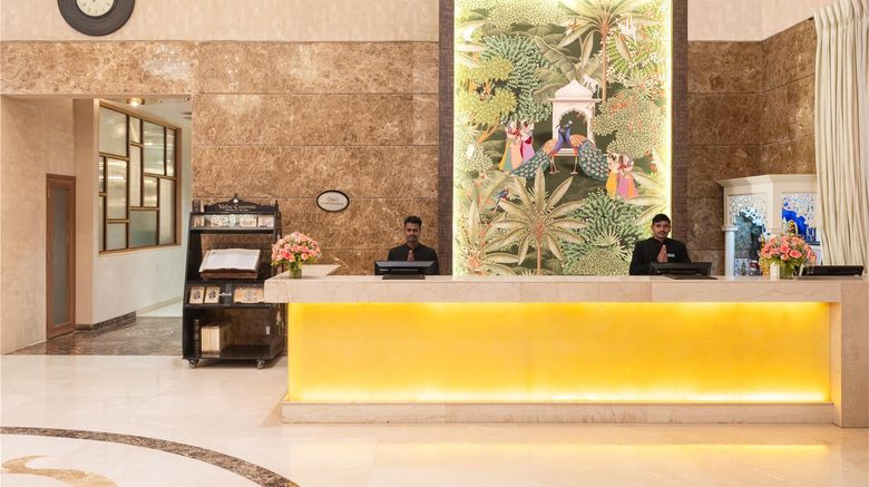 <b>Nidhivan Sarovar Portico Lobby</b>. Images powered by <a href="https://iceportal.shijigroup.com/" title="IcePortal" target="_blank">IcePortal</a>.