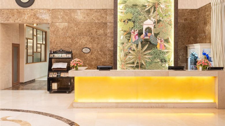 <b>Nidhivan Sarovar Portico Lobby</b>. Images powered by <a href="https://iceportal.shijigroup.com/" title="IcePortal" target="_blank">IcePortal</a>.