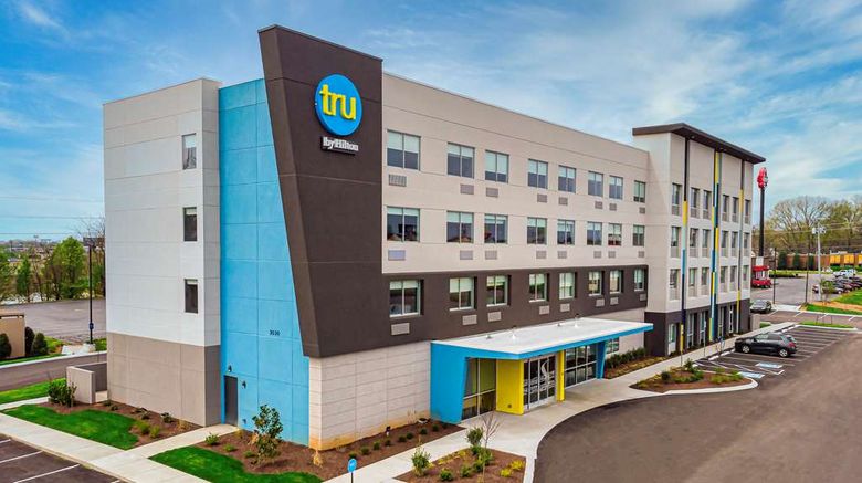 Tru by Hilton Clarksville Exterior. Images powered by <a href="https://iceportal.shijigroup.com" target="_blank" rel="noopener">Ice Portal</a>.